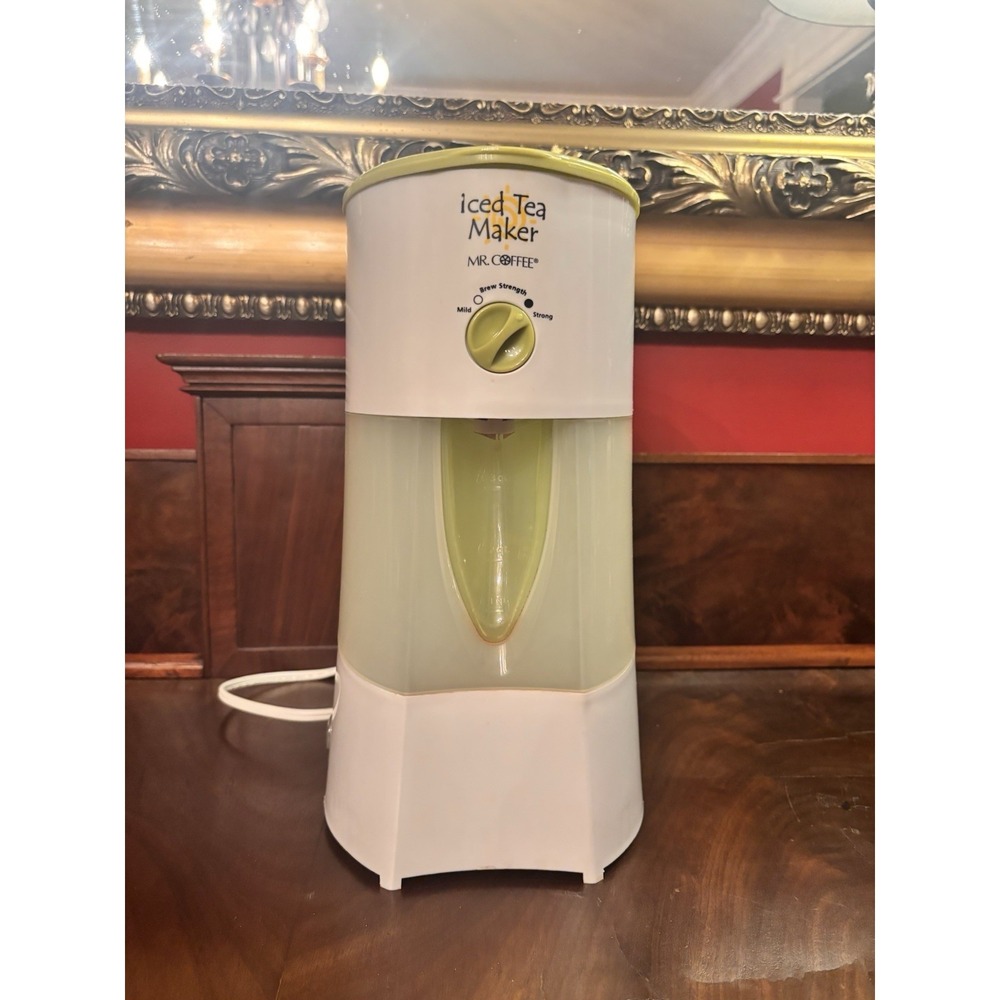 Mr Coffee Iced Tea Maker TM43P 3 Qt Green Tested No Pitcher Works